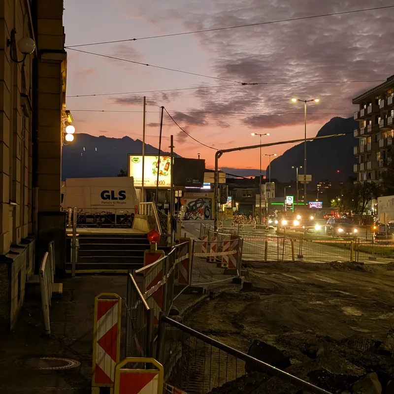 Spiegelung in einem Bergsee